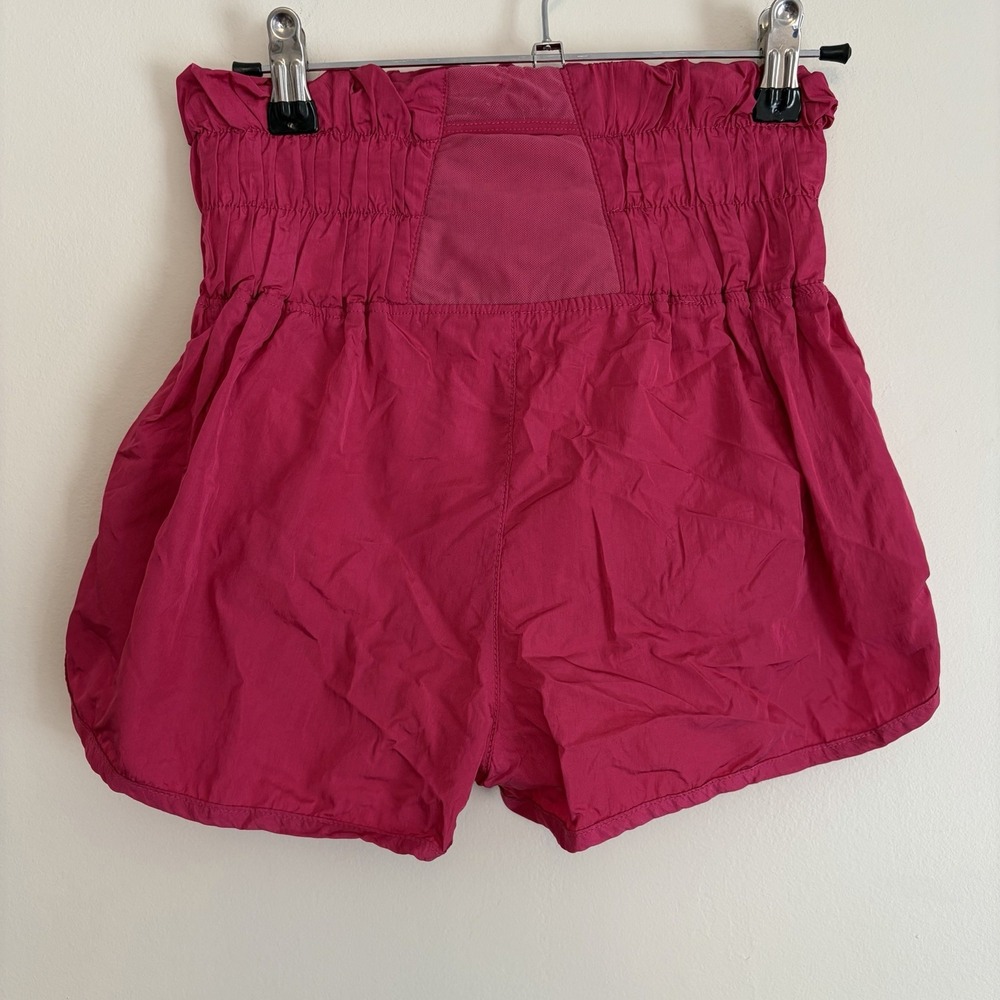 Free People FP Movement Pink The Way Home High Rise Shorts XS athletic running